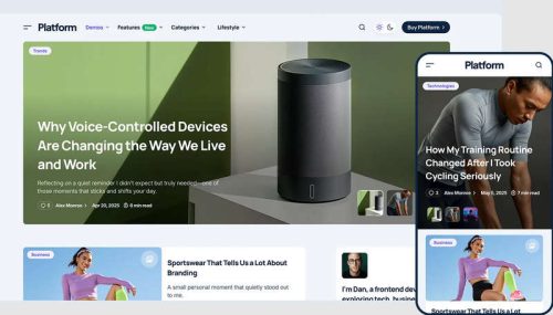 Platform高性能WordPress博客主题_带AI插件_SEO高分 - 图片3 Platform高性能WordPress博客主题_带AI插件_SEO高分 - 图片3
