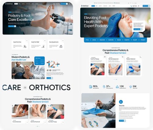 CliniFoot足科诊所WordPress主题_足疗足浴网站模板 - 图片2