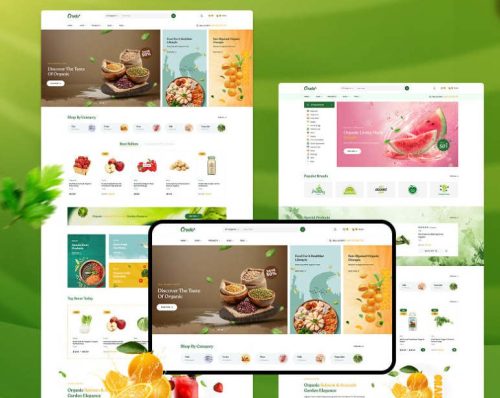 Crudo有机食品Shopify主题_带AI生鲜杂货跨境电商模板 - 图片1 Crudo有机食品Shopify主题_带AI生鲜杂货跨境电商模板 - 图片1