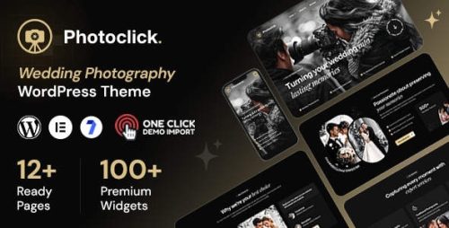 Photoclick婚礼摄影WordPress主题_婚纱摄影作品展示模板 Photoclick婚礼摄影WordPress主题_婚纱摄影作品展示模板