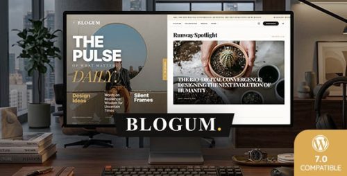 Blogum WordPress主题_杂志期刊网站模板_自带AEO优化 Blogum WordPress主题_杂志期刊网站模板_自带AEO优化