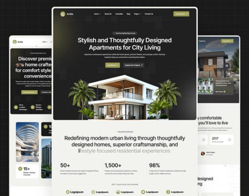 Antila WordPress主题_房屋中介房源展示网站模板 - 图片2