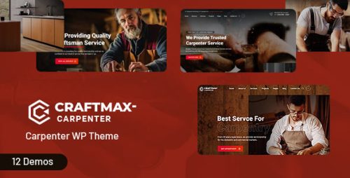 Craftmax WordPress主题_木工工匠建筑维修建站模板 Craftmax WordPress主题_木工工匠建筑维修建站模板