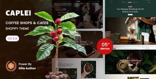 Caplei Shopify主题_咖啡店咖啡馆电商商城模板 Caplei Shopify主题_咖啡店咖啡馆电商商城模板