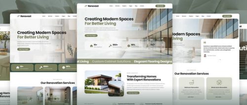 Renovast WordPress主题_装修公司家装建筑网站模板 - 图片2