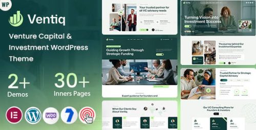 Ventiq WordPress主题_风险投资机构金融网站模板 Ventiq WordPress主题_风险投资机构金融网站模板