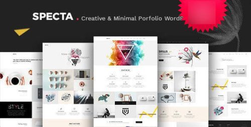 Specta WordPress主题_创意设计案例网站模板 Specta WordPress主题_创意设计案例网站模板