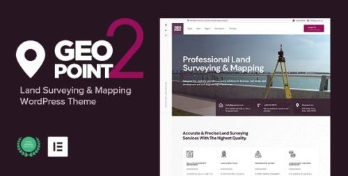 Geopoint WordPress主题_土地测量测绘工程企业网站模板 Geopoint WordPress主题_土地测量测绘工程企业网站模板