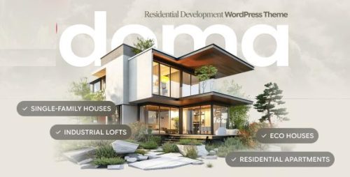 Doma房地产开发WordPress主题_房地产开发商网站模板 Doma房地产开发WordPress主题_房地产开发商网站模板