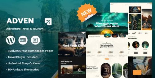 Advenx WordPress主题_户外探险&冒险旅游网站模板 Advenx WordPress主题_户外探险&冒险旅游网站模板