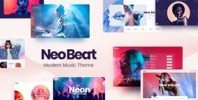NeoBeat汉化版V1.7_WordPress唱片公司音乐演出主题