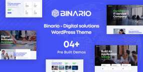 Binario主题v1.3.0_专业数字解决方案WordPress主题