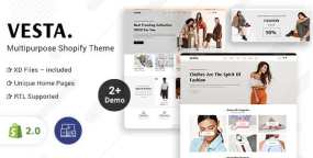 Shopify主题Vesta｜服装配饰跨境电商独立站模板