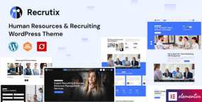 Recrutix WordPress主题：猎头招聘企业网站模板