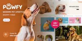 Pawfy宠物用品Shopify主题_宠物食品跨境电商模板