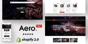 Aero汽车用品Shopify主题_汽车装饰/配件电商模板
