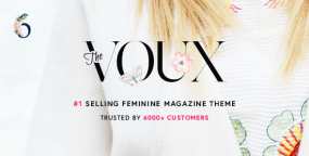 The Voux汉化版_美妆博客美妆博主网站WordPress主题
