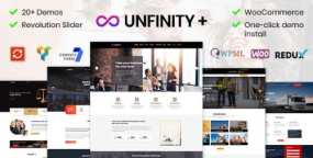 Unfinity WordPress主题_20演示多用途企业建站模板