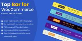 Top Bar for WooCommerce v1.5.2 顶部通知栏插件