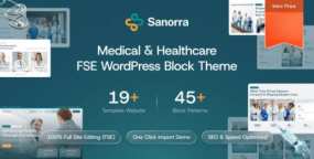 Sanorra医疗机构WordPress主题_私人诊所网站模板