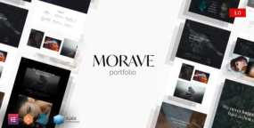 Morave破解版_AJAX设计作品集WordPress主题