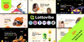 WordPress主题Lottovibe 1.3_彩票抽奖与赠品网站模板