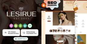 Shopify主题Lesirue｜珠宝首饰跨境电商网站模板