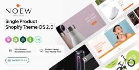 Shopify主题Noew 2.1.0 专卖店单品电商网站模板