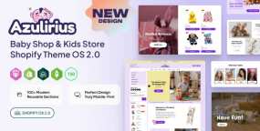 Shopify主题Azulirius | 母婴用品商城模板