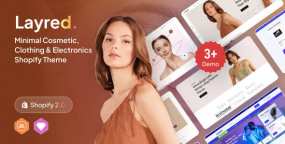 Shopify主题Layred｜美妆数码&时装商城模板