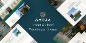 WordPress主题Amoja 1.1.1 酒店与度假村预订网站模板