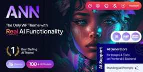 Ann WordPress主题 | AI人工智能神经网络企业模板