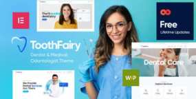 Tooth Fairy牙科诊所WordPress主题_口腔治疗网站模板