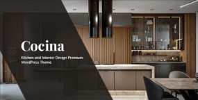 Cocina厨房室内设计WordPress主题_厨卫装修网站模板