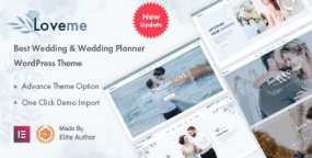 Loveme WordPress主题_婚礼策划&婚庆摄影公司网站模板