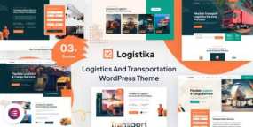Logistika WordPress主题_运输货运物流公司网站模板