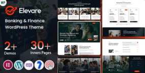Elevare WordPress主题_互联网银行金融企业网站模板