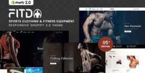 Fitdo运动服Shopify主题_健身器材跨境电商模板