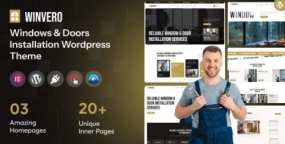 Winvero WordPress主题_门窗安装装修企业网站模板