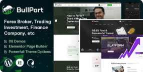 BullPort外汇经纪商与金融交易WordPress主题v1.0.1