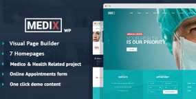 Medix 3.1 WordPress医疗诊所网站主题 医疗机构网站模板
