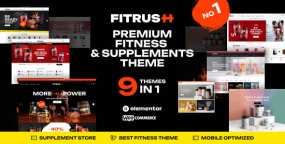 Fitrush WordPress主题_保健品&健身补剂电商平台模板