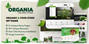 Organia有机食品生鲜电商WordPress主题V1.2