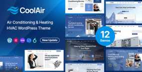 Coolair WordPress主题_空调HVAC设备经销商网站模板