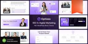 Optizeo WordPress主题_数字营销SEO机构网站模板