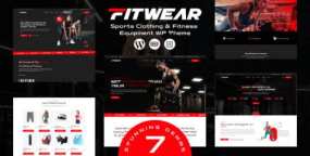 Fitwear WordPress健身主题_健身房瑜伽馆网站主题