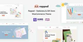 Rappod 1.1.8 WordPress文具店&礼品商城网站主题