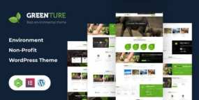 Greenture环保公益WordPress主题_非营利组织建站模板