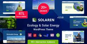 WordPress主题Solaren 1.1 光伏与新能源企业建站模板