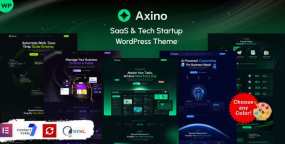 Axino高新科技创业企业WordPress主题 – AI科技企业建站模板